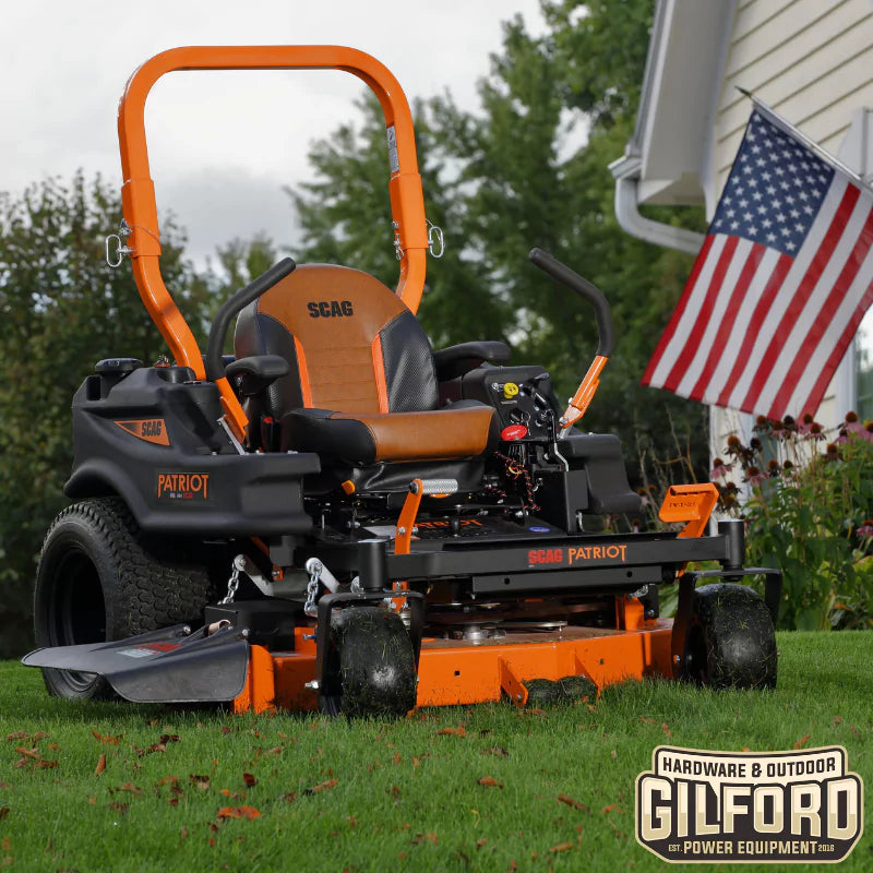 2024 Scag Patriot Zero-Turn Riding Lawn Mower, 52" or 61" Hero Cutter Deck, Special Order