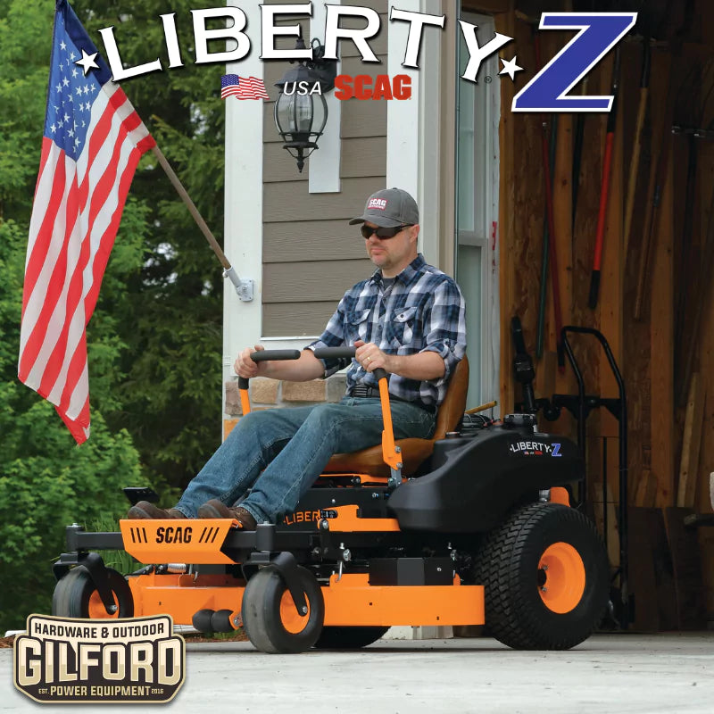 2024 Scag Liberty-Z Zero-Turn Ride-On Lawn Mower, 36", 42", 48", or 52" Hero Cutter Deck, Special Order