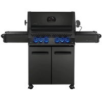 Thumbnail for Napoleon PHANTOM PRESTIGE 500 6-Burner - Liquid Propane Grill Satin Black with Infrared Side & Rear Burners 80,000 BTU P500RSIBPK-3-PHM