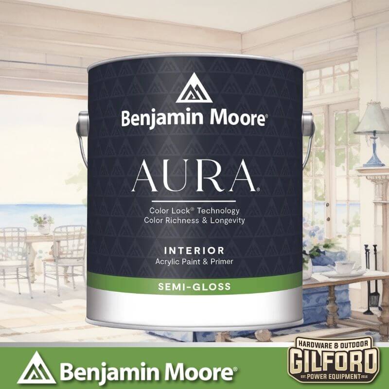 Benjamin Moore Aura Interior Paint Semi-Gloss | Gilford Hardware 