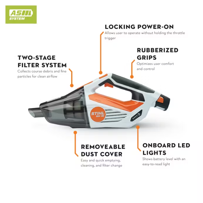 STIHL SEA 20 Handheld Battery-Powered Lightweight Vacuum