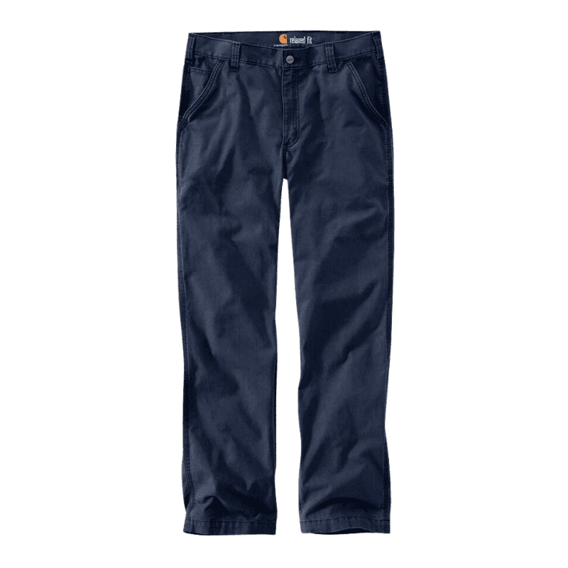 Carhartt Rugged Flex® Relaxed Fit Canvas Work Navy Pants | Gilford Hardware