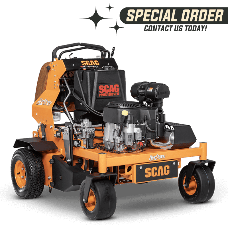 Scag AERSTORM Ride On Zero-Turn Aerator 23 HP Kohler Gasoline AS30-23CV