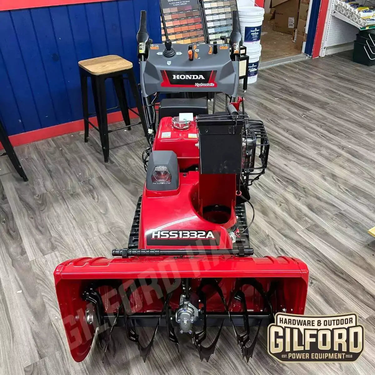 Honda HSS1332ATD Track Drive Snow Blower | Gilford Hardware