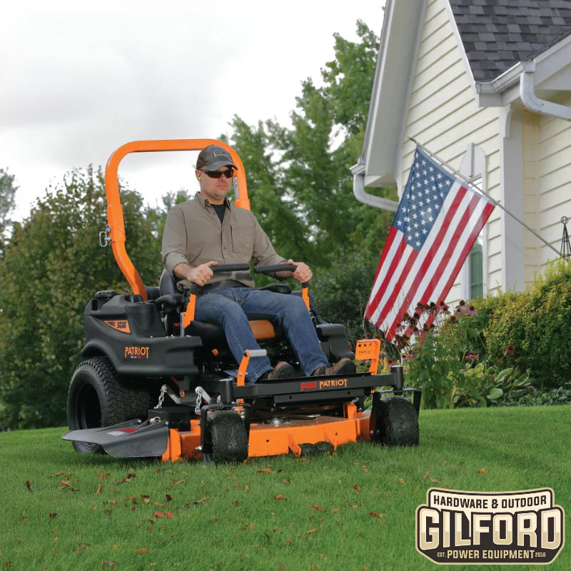 2024 Scag Patriot Zero-Turn Riding Lawn Mower, 52" or 61" Hero Cutter Deck, Special Order