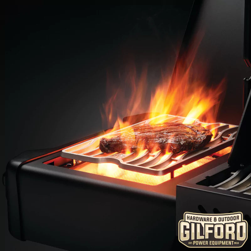 Napoleon PHANTOM PRESTIGE 500 6-Burner - Liquid Propane Grill Satin Black with Infrared Side & Rear Burners 80,000 BTU P500RSIBPK-3-PHM