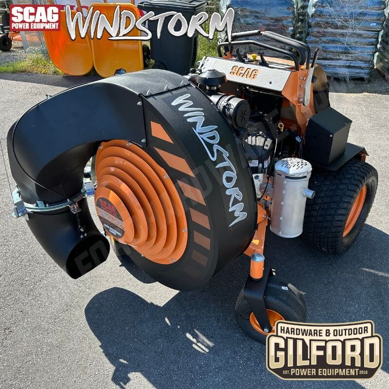 Scag Windstorm Zero-Turn Stand on Blower 37 HP Vanguard BIG BLOCK EFI | Gilford Hardware