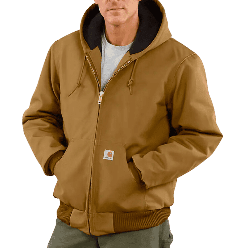 Carhartt Loose Fit Firm Duck Insulated Flannel-Lined Jacket | Gilford Hardware