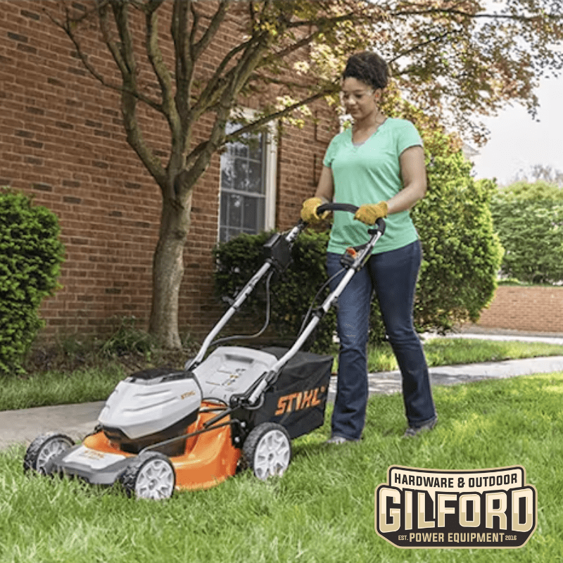 STIHL RMA 460 V Battery Self-Propelled Lawn Mower 19" | Gilford Hardware