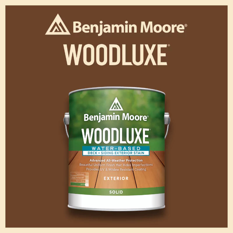 Benjamin Moore Woodluxe Premium Exterior Deck and Siding Stain Solid