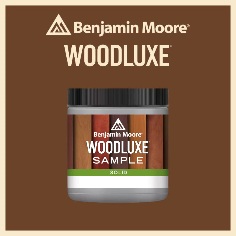 Benjamin Moore Woodluxe Premium Exterior Deck and Siding Stain Solid Water Based Half-Pint Sample (694)