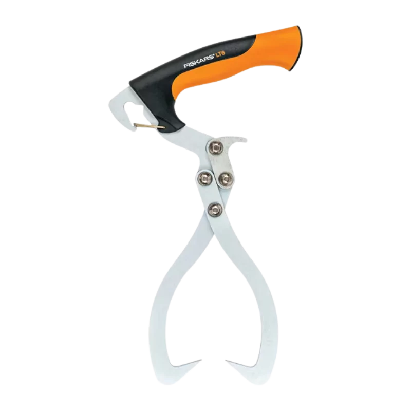 Fiskars 13-Inch Steel Log Tongs - Grips Logs Up to 12 Inches in Diameter