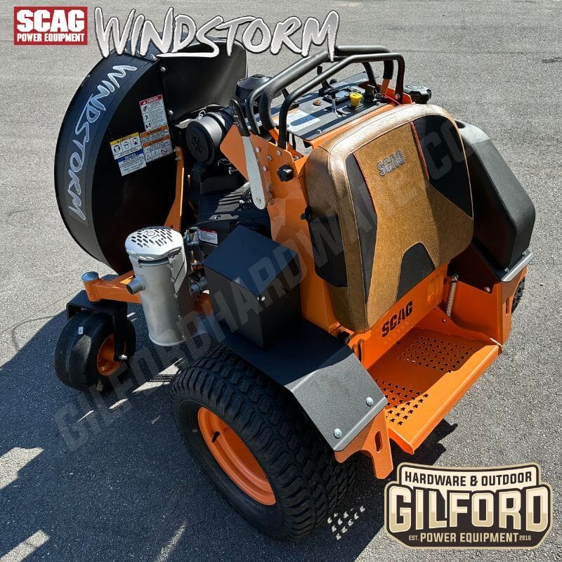 Scag Windstorm Zero-Turn Stand on Blower 37 HP Vanguard BIG BLOCK EFI | Gilford Hardware