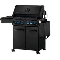 Thumbnail for Napoleon PHANTOM PRESTIGE 500 6-Burner - Liquid Propane Grill Satin Black with Infrared Side & Rear Burners 80,000 BTU P500RSIBPK-3-PHM