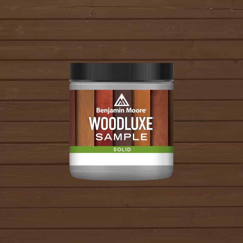 Benjamin Moore Woodluxe Premium Exterior Deck and Siding Stain Solid Water Based Half-Pint Sample (694)