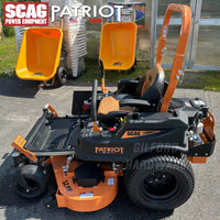 Thumbnail for Scag Patriot Zero Turn Ride On Lawn Mower With 52-Inch Hero Cutter Deck And 27 HP SR Engine