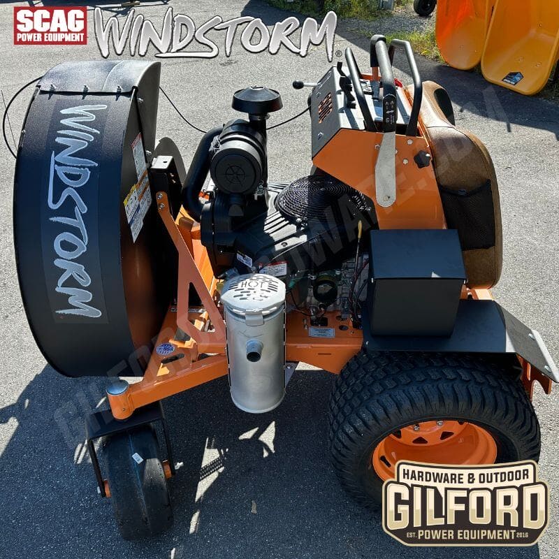 Scag Windstorm Zero-Turn Stand on Blower 37 HP Vanguard BIG BLOCK EFI | Gilford Hardware