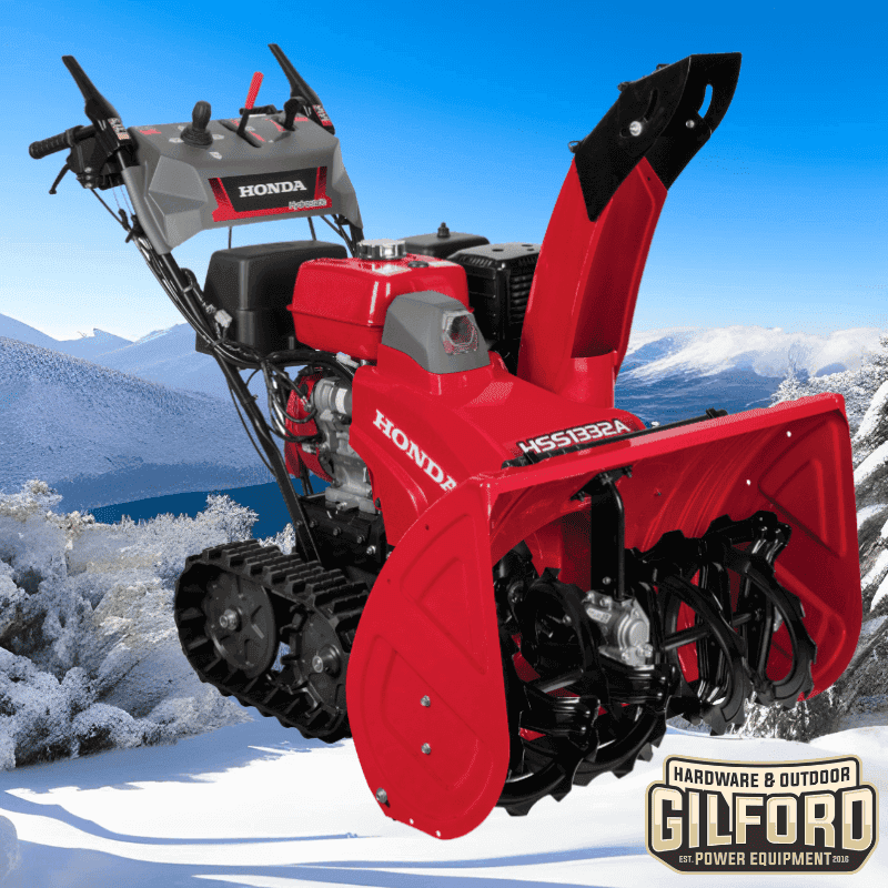 Honda HSS1332ATD Track Drive Snow Blower | Gilford Hardware