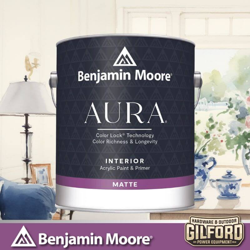 Benjamin Moore Aura Interior Paint Matte | Gilford Hardware 