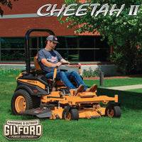 Thumbnail for Scag Cheetah II Zero Turn Riding Lawn Mower With  72-Inch Velocity Plus Cutter Deck And 37 HP Briggs Vanguard Big Block EFI