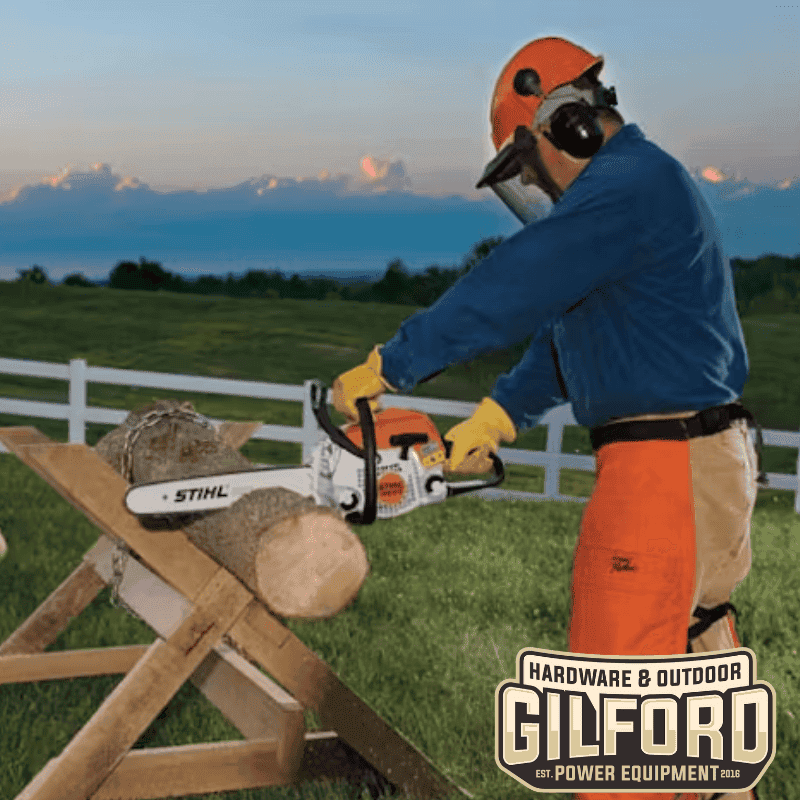 STIHL MS 211 C-BE Chainsaw - 18" Gas-Powered 35.2cc | Gilford Hardware