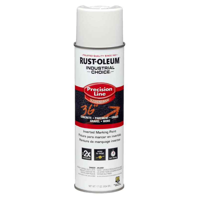 Rust-Oleum White Inverted Marking Paint 17 oz. | Gilford Hardware