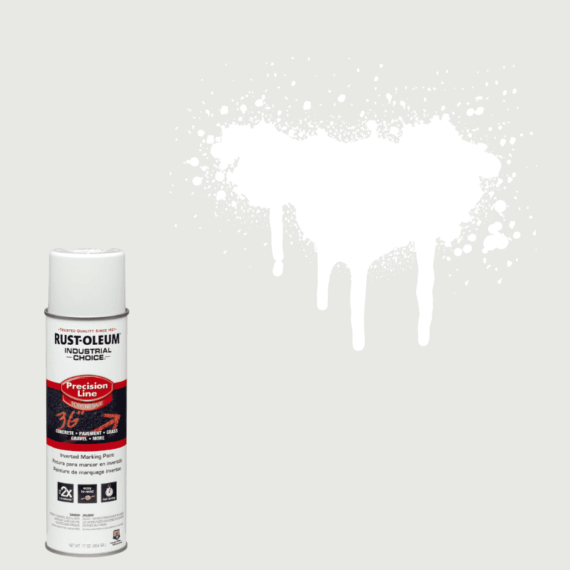 Rust-Oleum White Inverted Marking Paint 17 oz. | Gilford Hardware