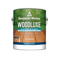 Thumbnail for Benjamin Moore Woodluxe Water-Based Waterproofing Exterior Stain and Sealer Natural Translucent Gallon (ES-10)