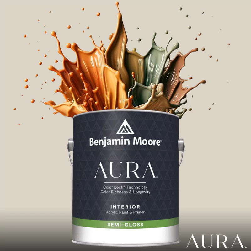 Benjamin Moore Aura Interior Paint Semi-Gloss (N528)