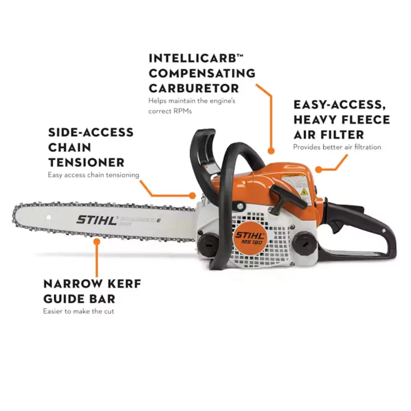 STIHL MS 180 Chainsaw 16"  | Gilford Hardware