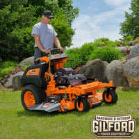 Thumbnail for Scag V-Ride II Stand On Zero Turn Lawn Mower With 52-Inch Velocity Cutter Deck And 26 HP Kawasaki FT Series EFI