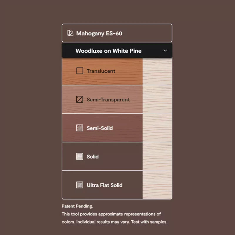 Benjamin Moore Woodluxe Oil-Based Waterproofing Exterior Translucent Stain and Sealer Mahogany (ES-60) Gallon