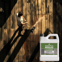 Thumbnail for Benjamin Moore Woodluxe All-In-One Wood Cleaner for Composite Decks, Decks, Fences and Exterior Siding (018) Gallon