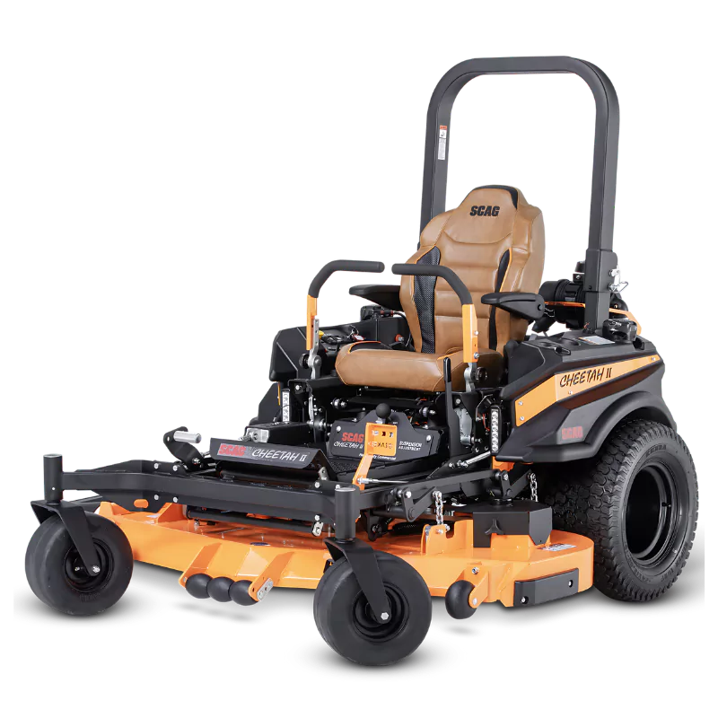 Scag Cheetah II Zero-Turn Riding Lawn Mower With 61-Inch Velocity Cutter Deck And 38 HP Kohler EFI - Blackout Edition