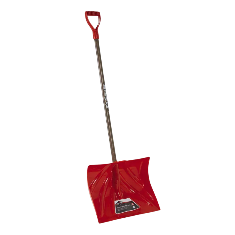 Garant 18-Inch Snow Shovel – Lightweight Poly Blade, Ergonomic Handle for Winter Clearing