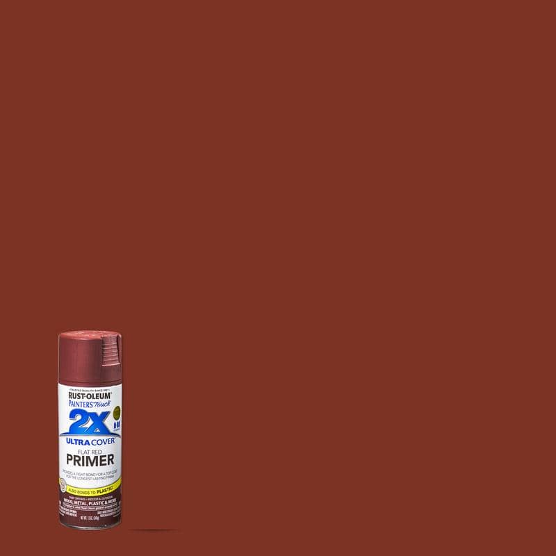 Rust-Oleum Red Spray Paint 2X Ultra Cover Flat 12 oz. | Gilford Hardware