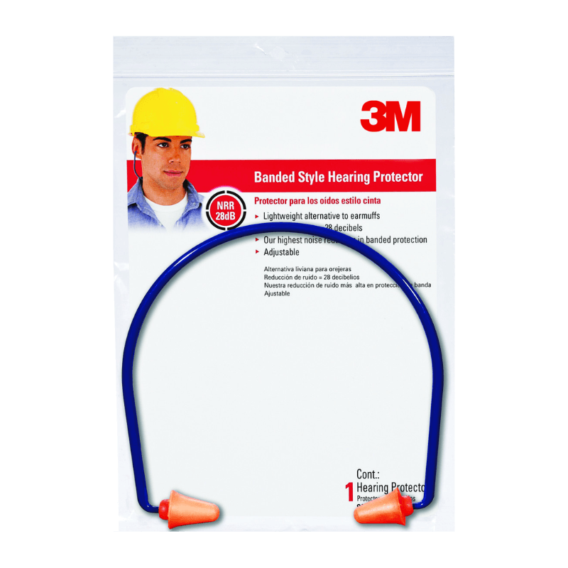 3M Blue/Orange Hearing Protector Ear Plugs 28 dB | Gilford Hardware