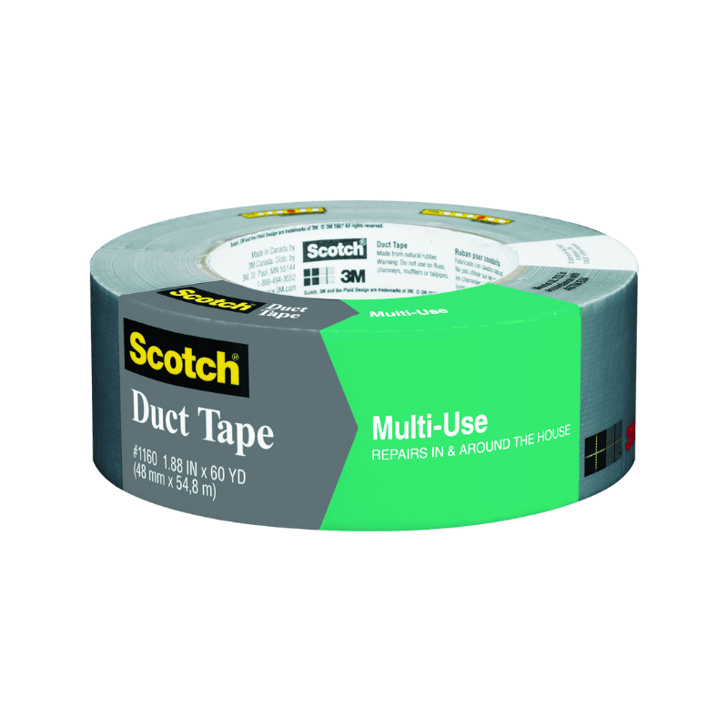 3M Scotch Silver Duct Tape 1.88" x 180' | Gilford Hardware