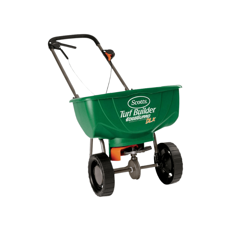 Scotts Deluxe EdgeGuard Push Spreader |  Gilford Hardware