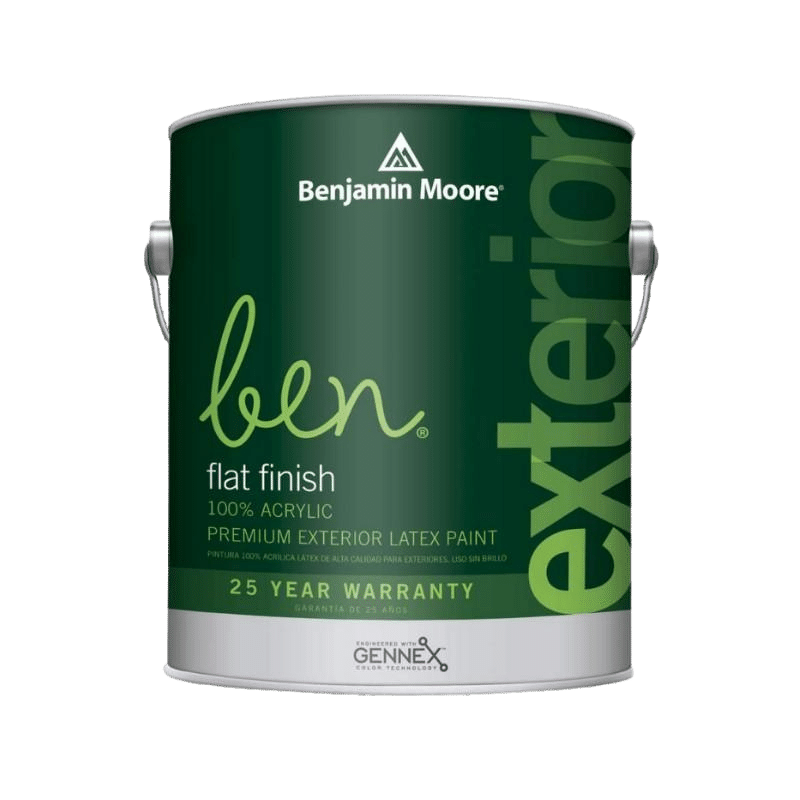 Benjamin Moore ben Exterior Paint Flat | Gilford Hardware 