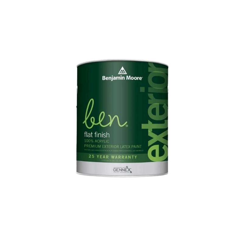 Benjamin Moore ben Exterior Paint Flat | Gilford Hardware 