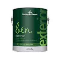 Thumbnail for Benjamin Moore ben Exterior Paint Flat | Gilford Hardware 