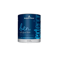 Thumbnail for Benjamin Moore ben Exterior Paint Soft Gloss | Gilford Hardware 