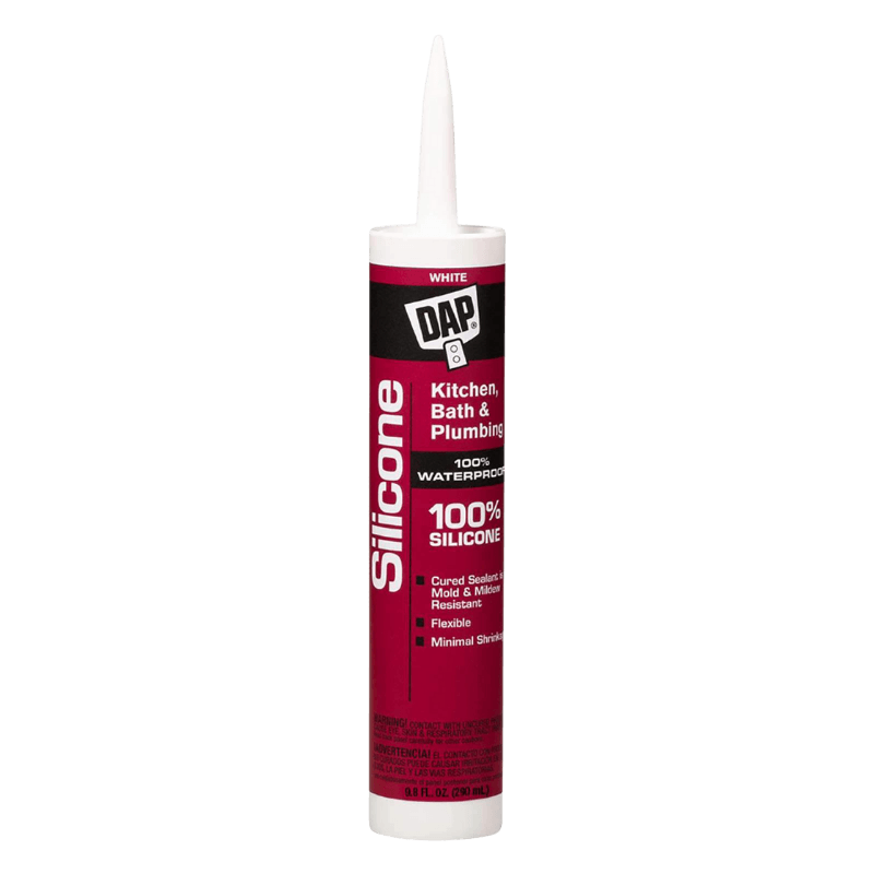 DAP Silicone Sealant Kitchen & Bath White 8 oz. | Gilford Hardware