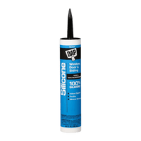 Thumbnail for DAP Window, Door & Siding Black Silicone Waterproof Sealant 9.8 oz. | Gilford Hardware