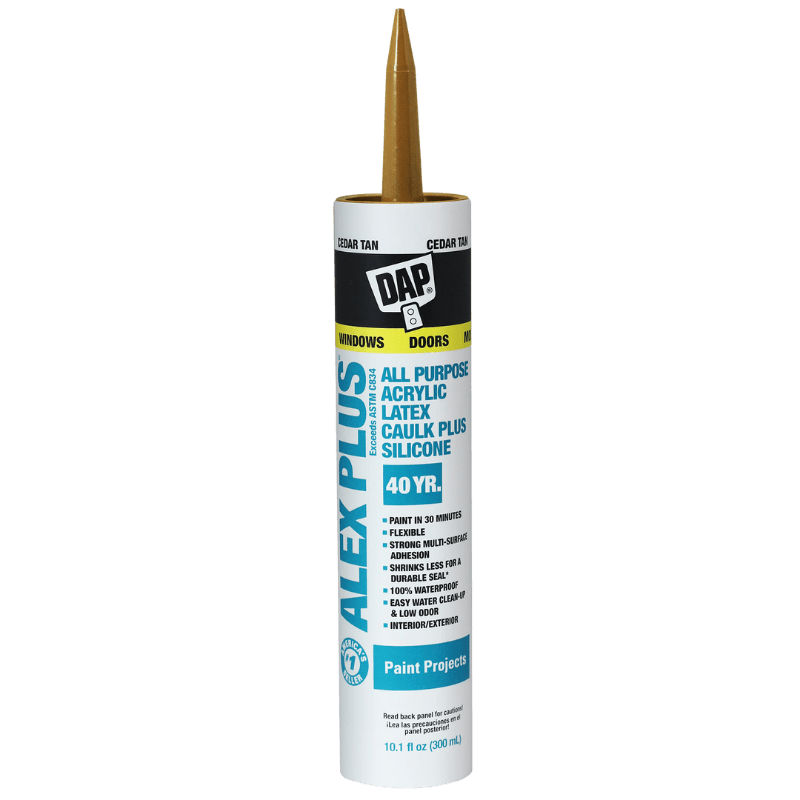 DAP Alex Plus Acrylic Latex All Purpose Caulk 10.1 oz | Gilford Hardware 