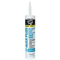 Thumbnail for DAP Alex Plus Acrylic Latex All Purpose Caulk 10.1 oz | Gilford Hardware 