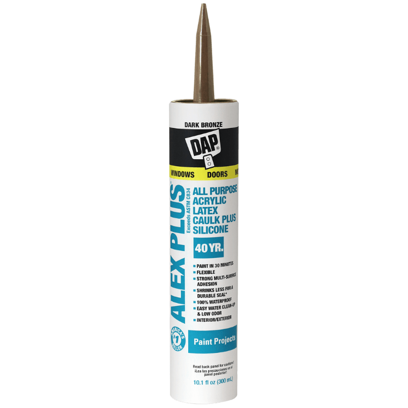 DAP Alex Plus Acrylic Latex All Purpose Caulk 10.1 oz | Gilford Hardware 