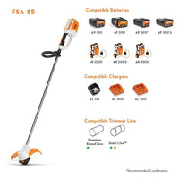 Thumbnail for STIHL FSA 85 Battery Trimmer | Gilford Hardware 