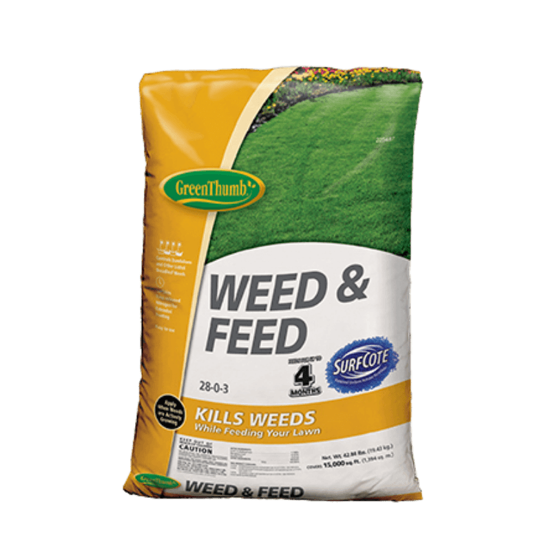 Green Thumb Weed and Feed Fertilizer 15,000 sq ft. | Gilford Hardware